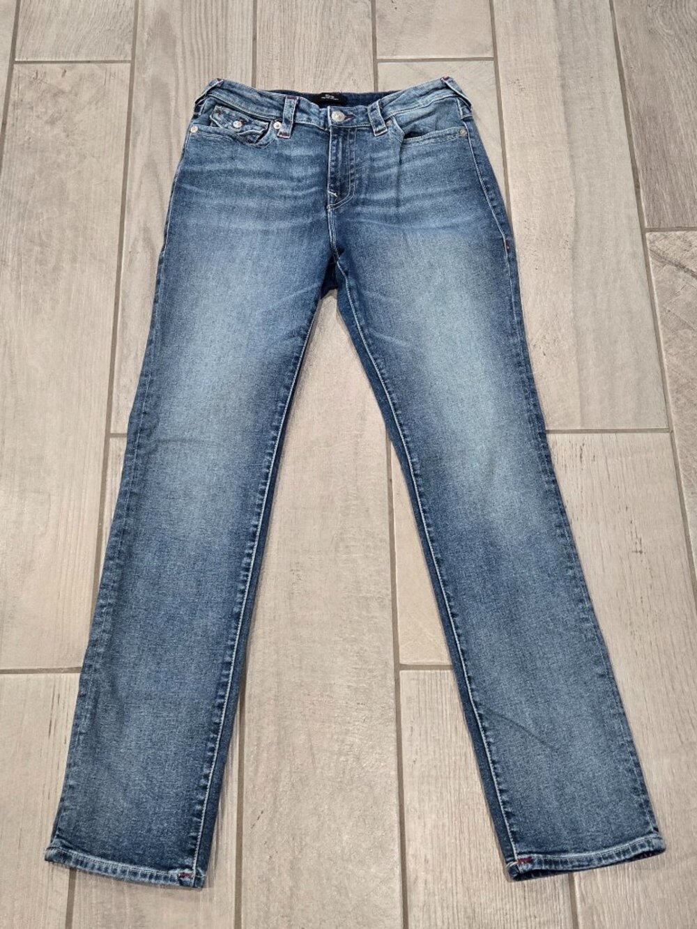 True Religion Billie Mid‑Rise Straight Women’s Jeans –  Size 30